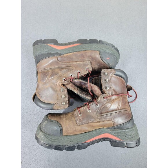 Red Wing King Toe Work Boots Mens Size 9.5 Waterproof Leather Safety 3516 Toe - Picture 10 of 14